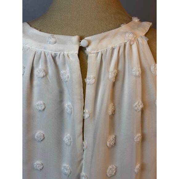 Andree By Unit Swiss Dot Pastel Colorblock Maxi Dress Halter Ethereal Large - Picture 6 of 9